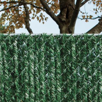 PRIVACY HEDGE SLATS FOR 5' HIGH CHAIN LINK FENCE 10' LINEAR FOOT COVERAGE