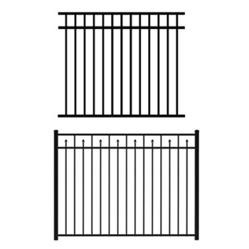 PVC Louisville Victorian Picket Fence-Straight