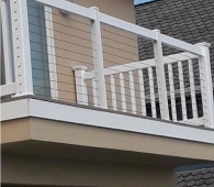 Cable Rail with PVC Posts