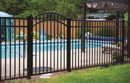 54” Georgia Drop Rail with Arched Gate